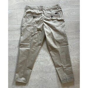 Men's Casual Trousers in a Khaki/Beige Color